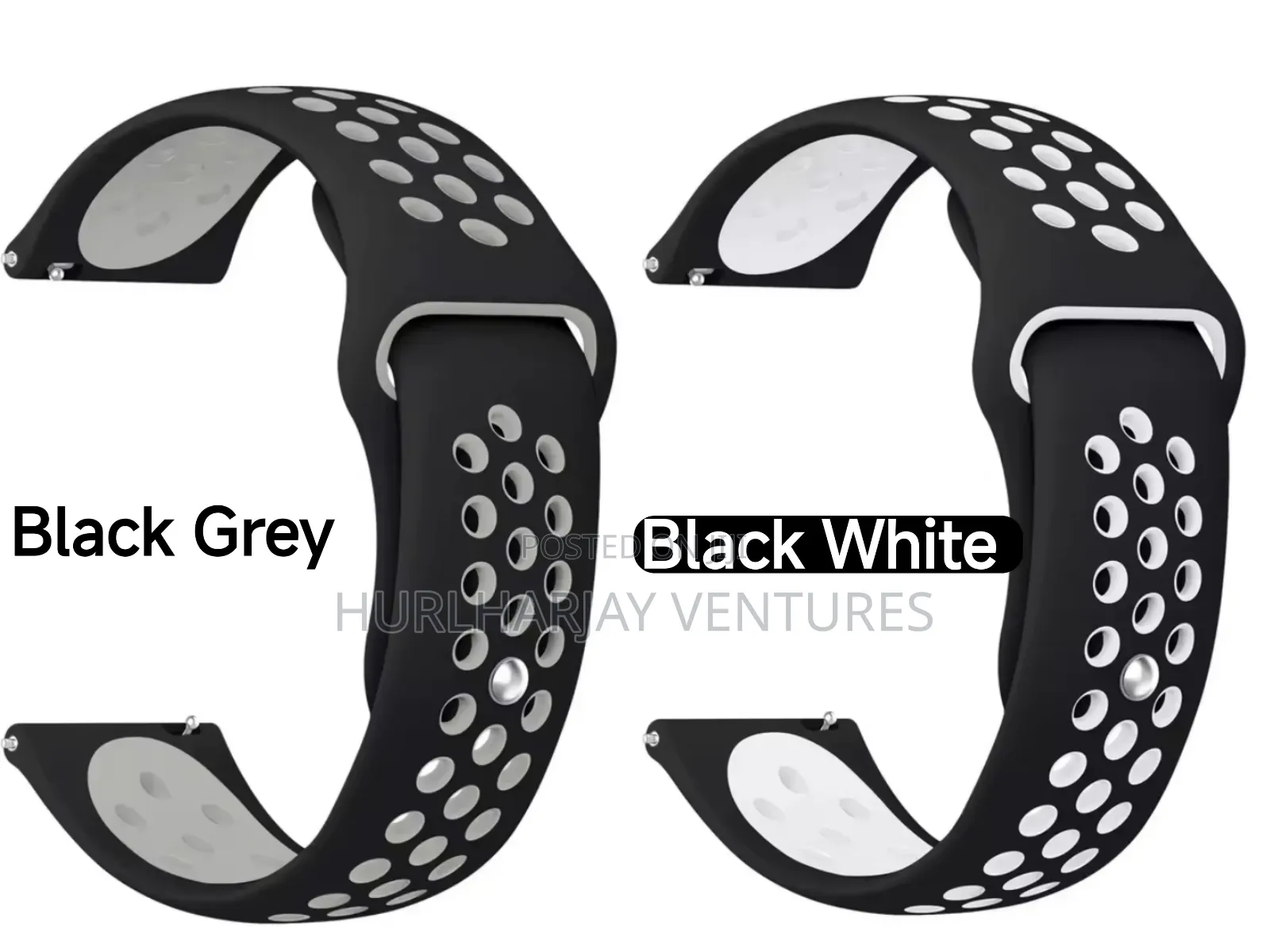 22mm Silicone Wrist Bands