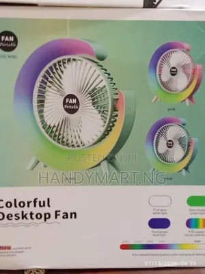 Quality Portable Cool Wind Desktop Fan – Stay Cool, Anywhere 15% OFF
