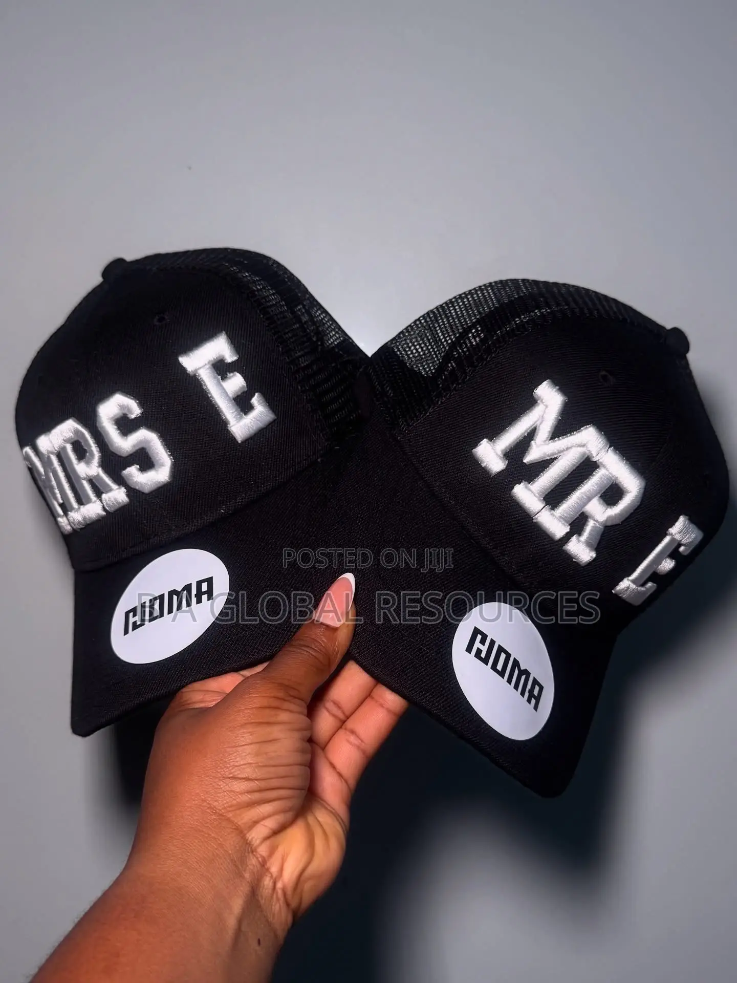 Customize Monogram Face Cap