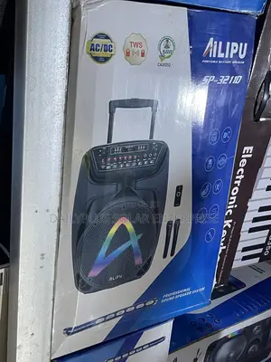 Ailipu 12inches Front Control Speaker With 2Microphones and Remote