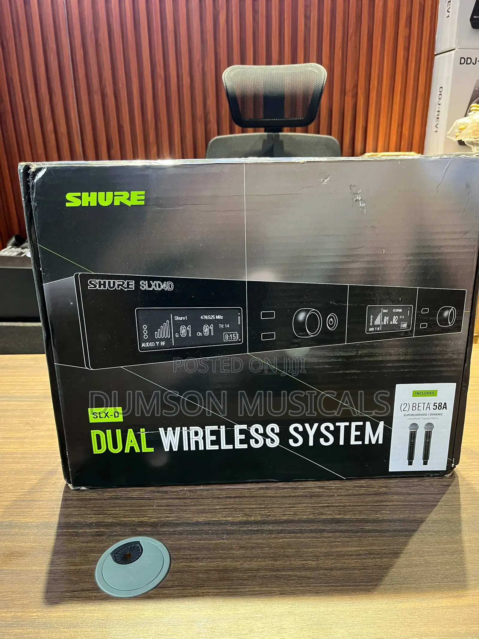 Shure SLXD24D/B58digital Wireless Dual Handheld Microphone