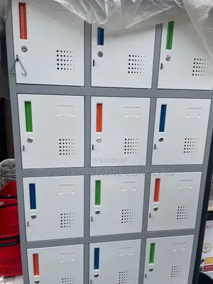 Multi Colored 15 Doors Metal Locker