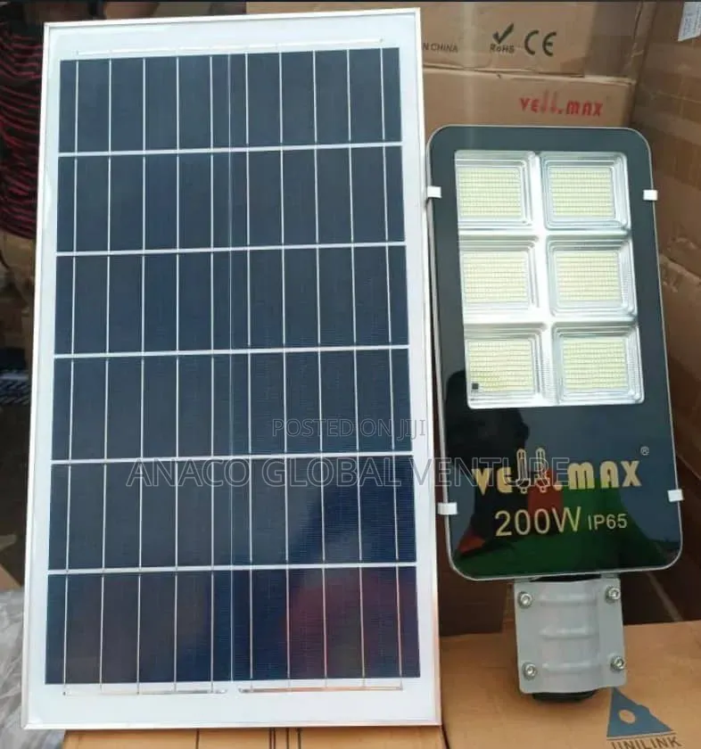 200w Solar Street Light Separate Panel