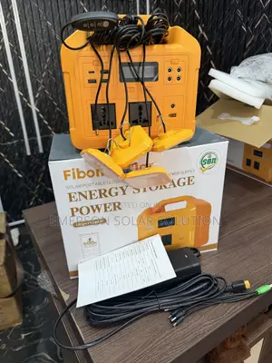 Fibon Solar 500w With 100w Panel and 4 Bulbs
