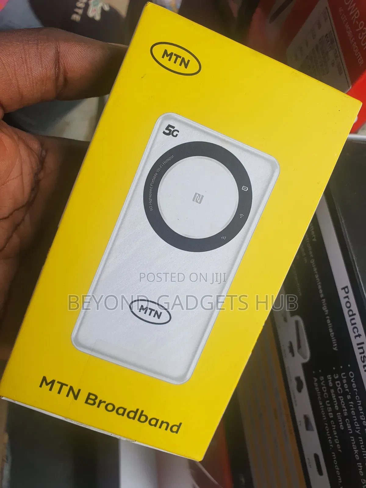 MTN 5G Portable WiFi Hotspot With 120GB
