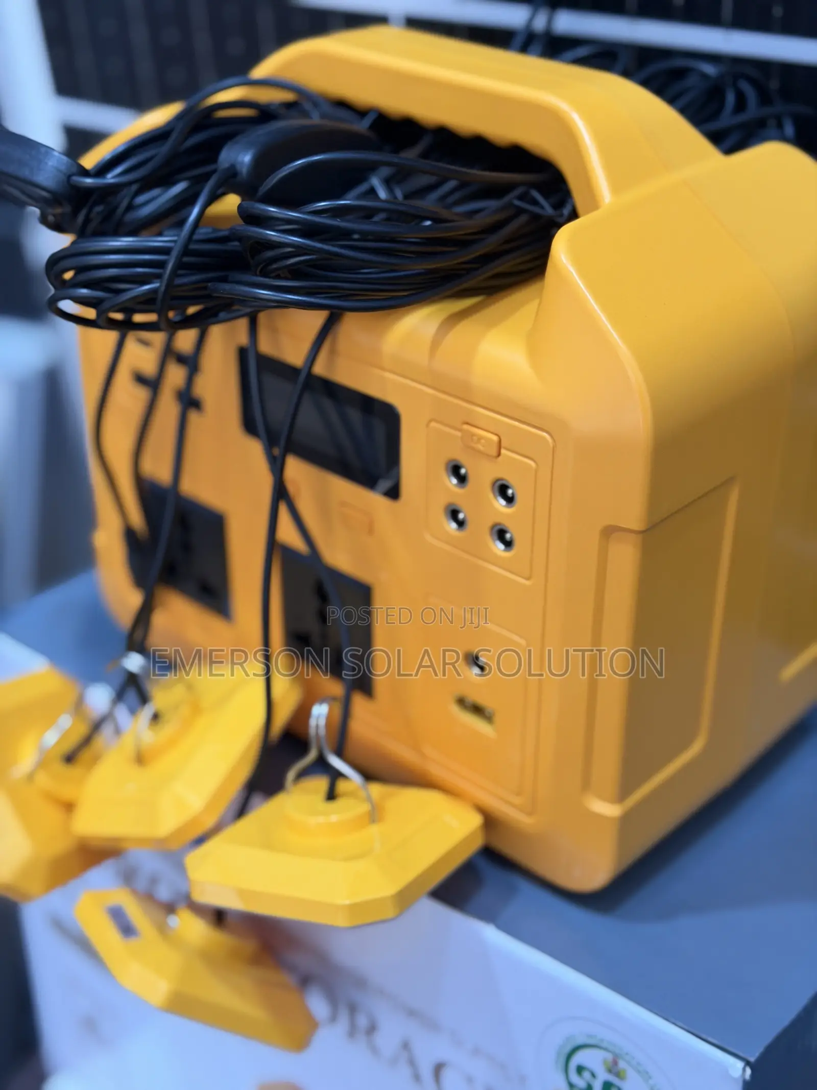 Fibon Solar 500w With Panel and Bulbs 