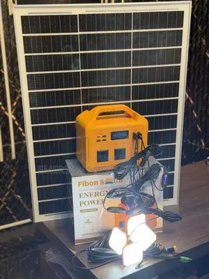 500w Solar Generator With 100w Solar Panel Also Comes With 4 Bulb