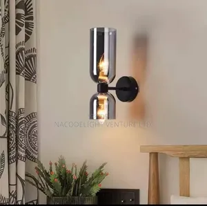 Modern Glass Wall Sconce, Light