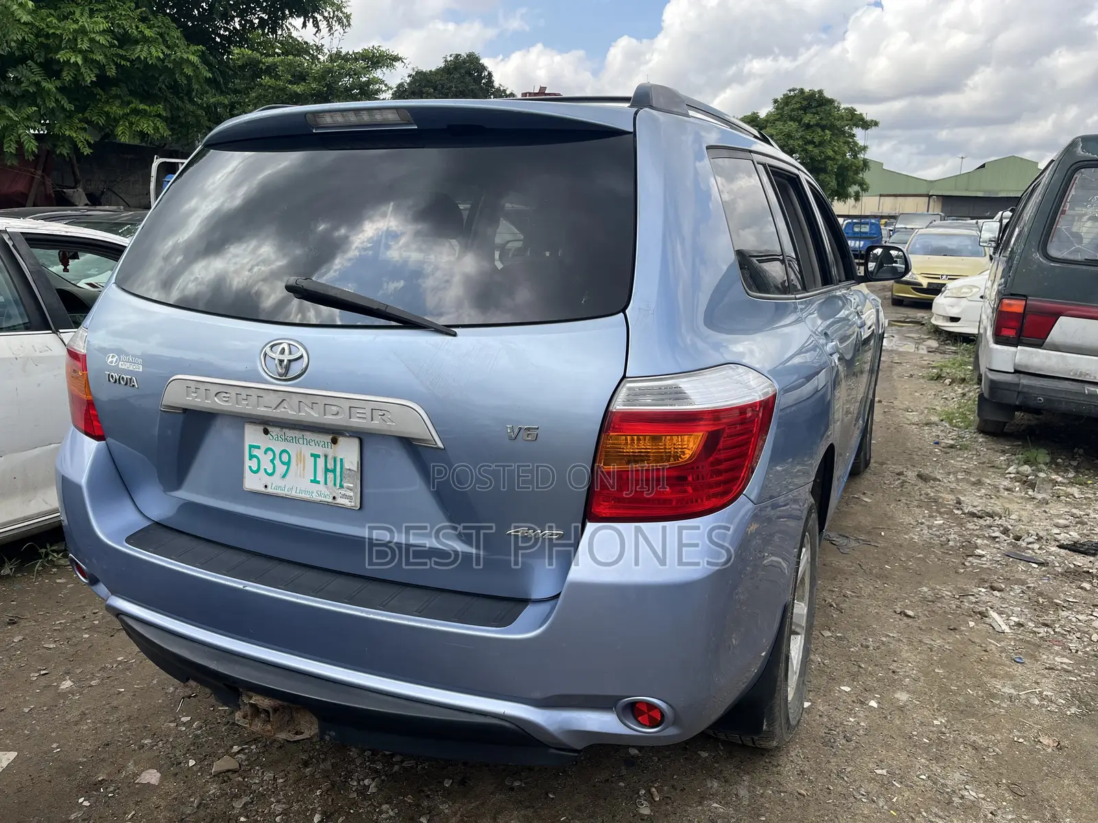 Toyota Highlander 4x4 2008 Blue