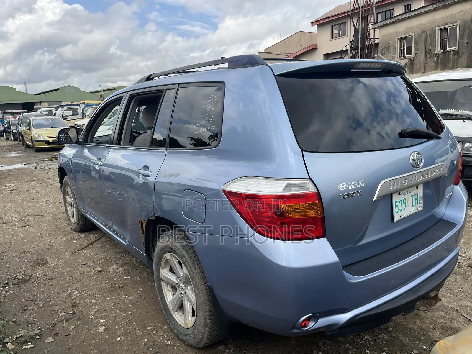 Toyota Highlander 4x4 2008 Blue