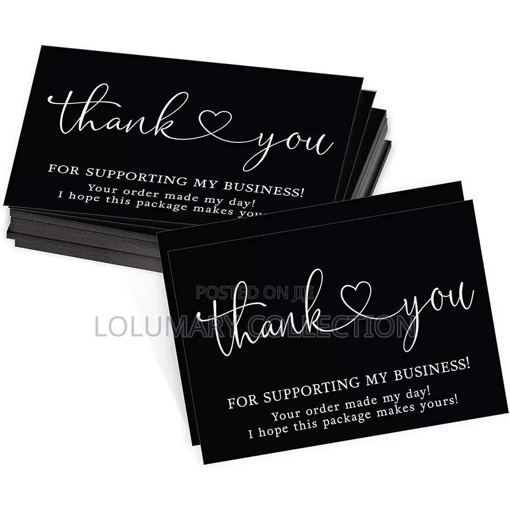 50Pcs Thank You Card