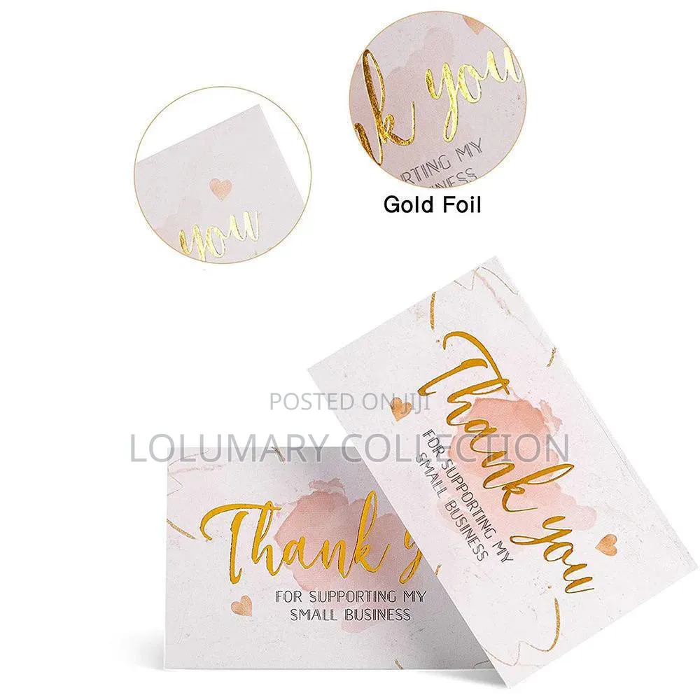50Pcs Thank You Card