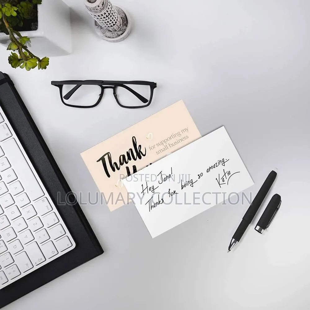 50Pcs Thank You Card