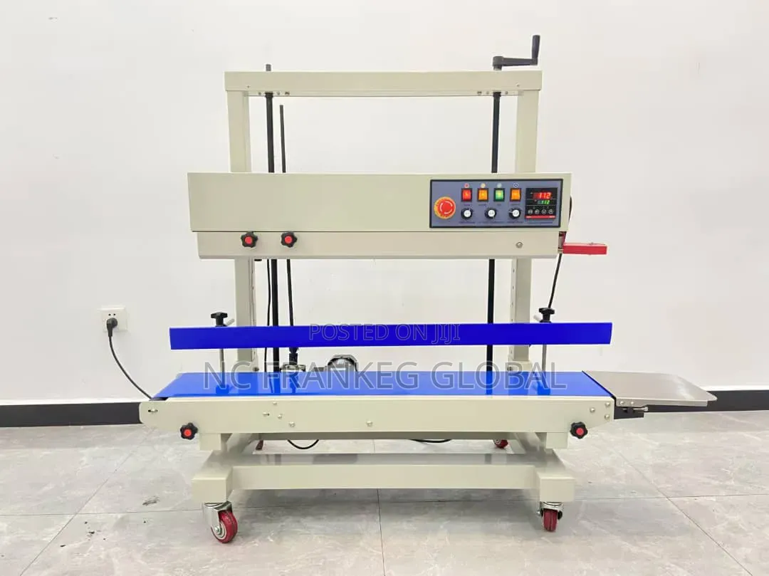 Heavy-Duty Vertical Continuous Band Sealing Machine.
