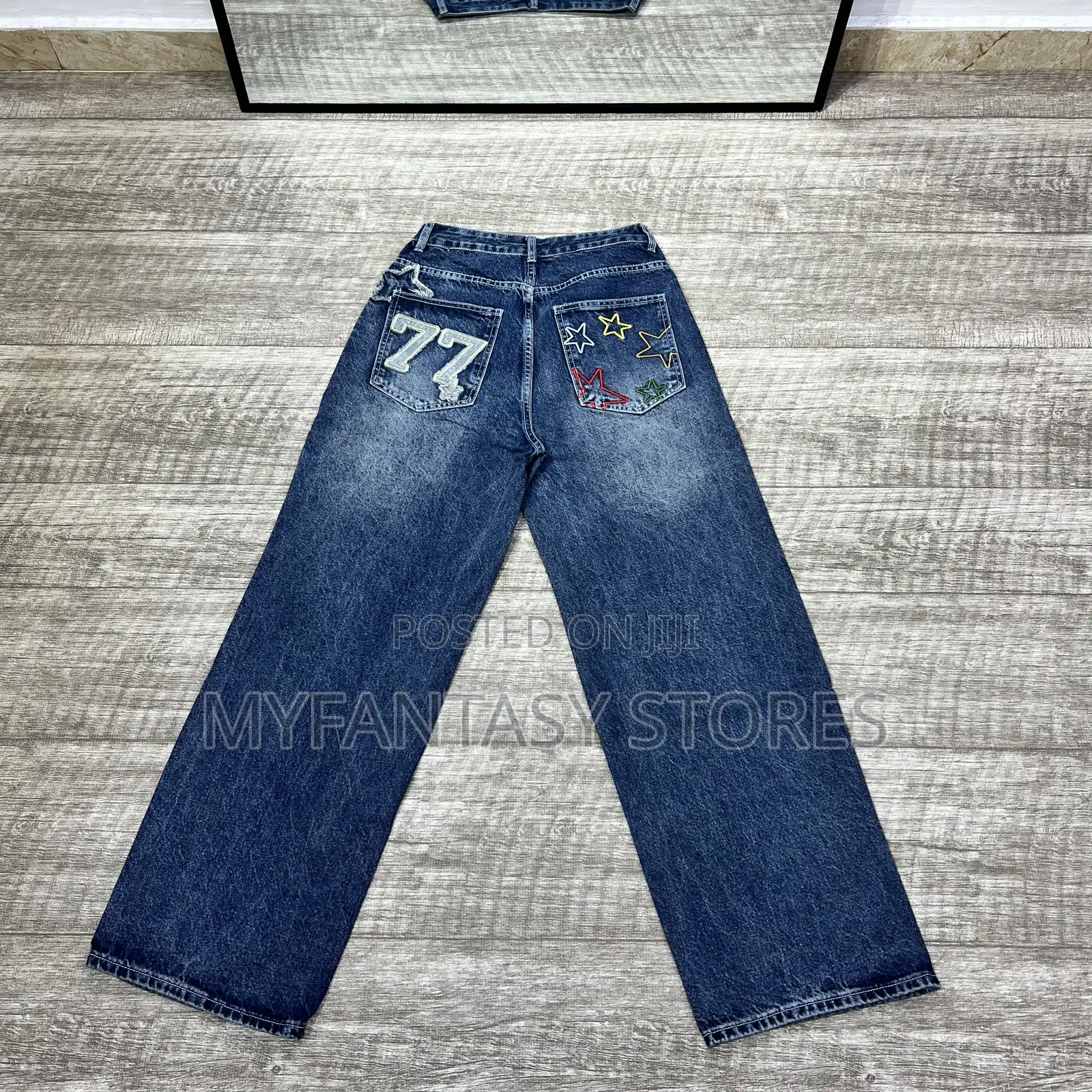 Blue Baggy 77 Jeans
