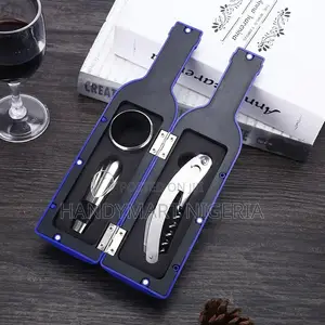 Bottle-Shaped Wine Accessory Tool Set,