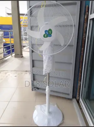 Solar Standing Fan 16 18 Inches