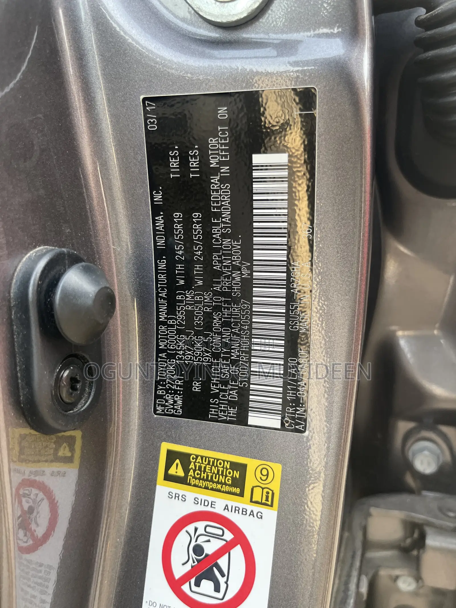 Toyota Highlander 2017 Gray