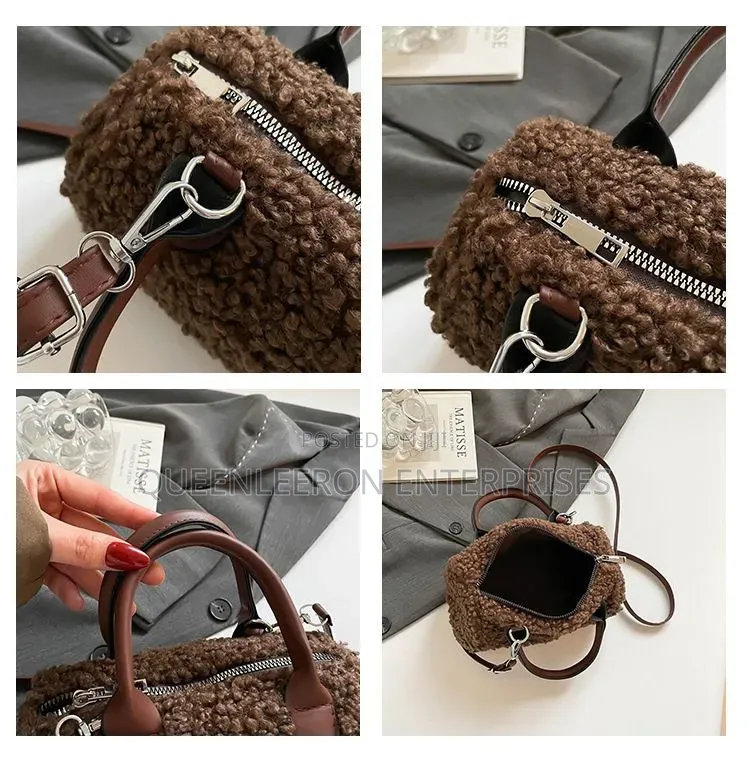 Medium Size Ladies Fur Bag