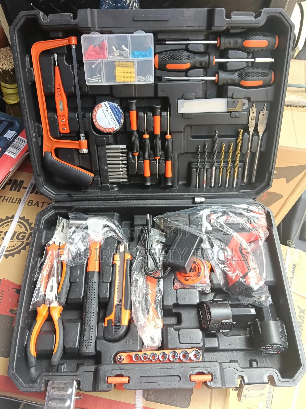 Edon Tools Box With 12V Drill