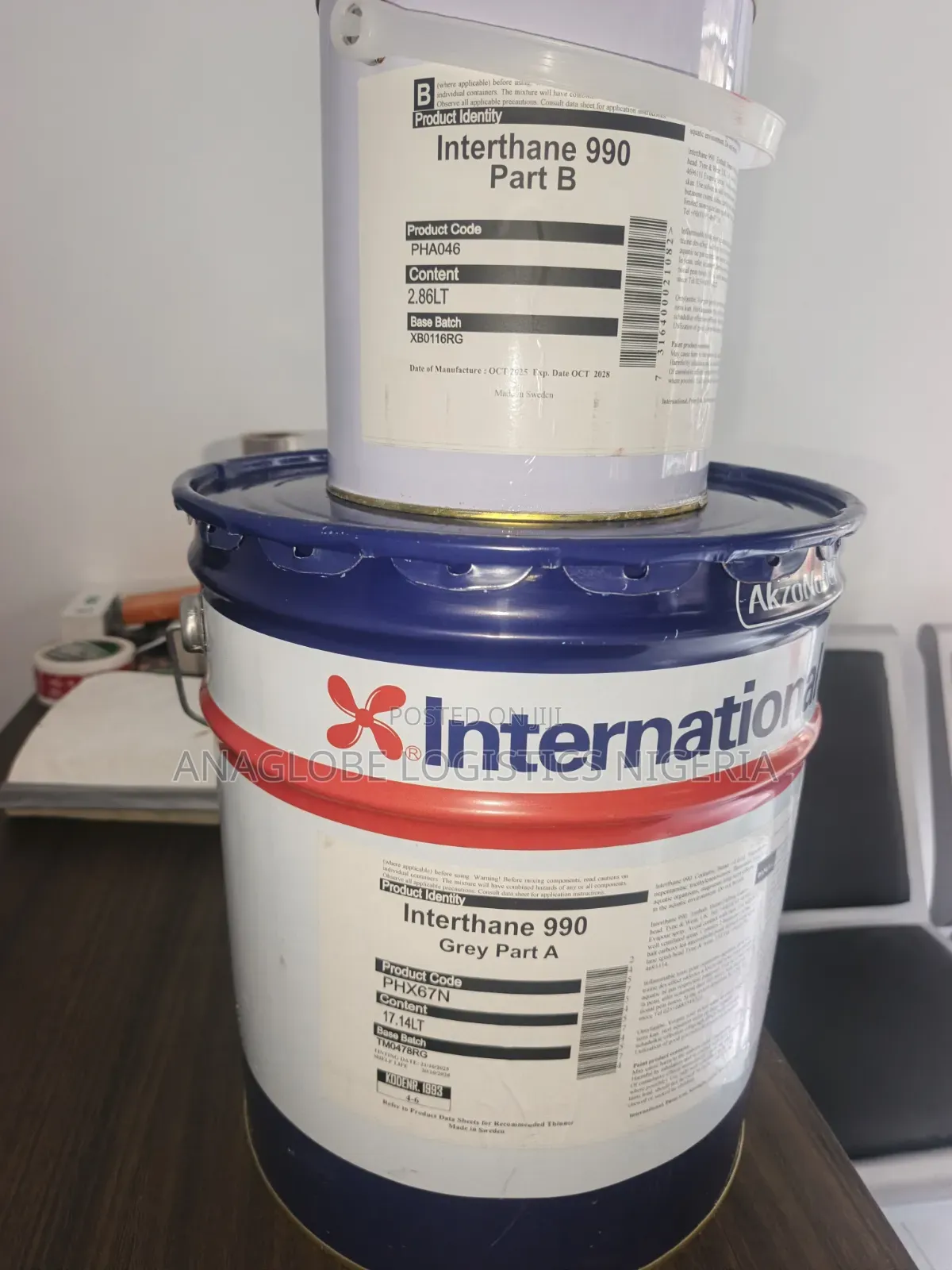 Akzonobel Interthane 990 a B International Paint