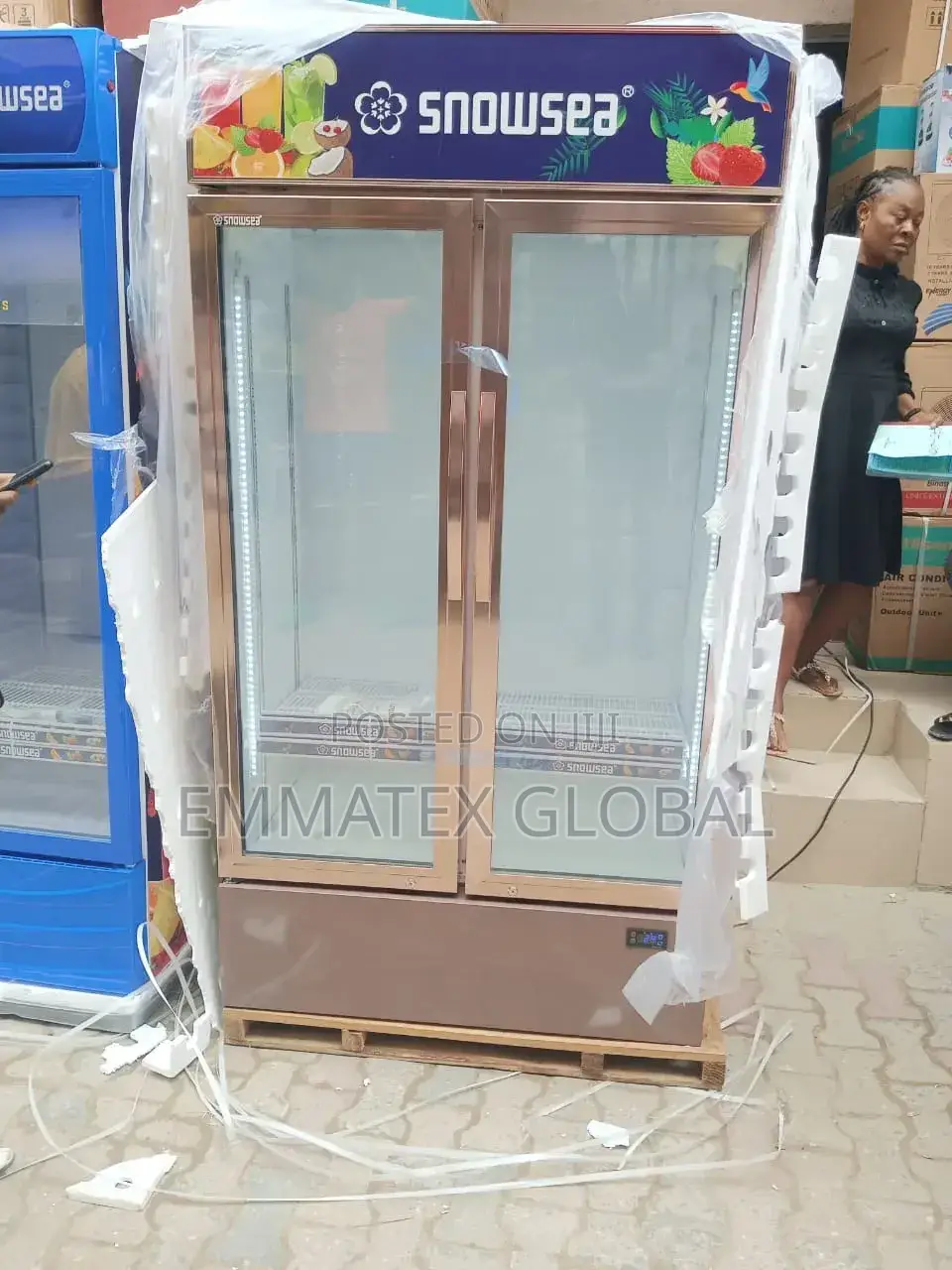Chiller Double Door Refrigerator for Drinks