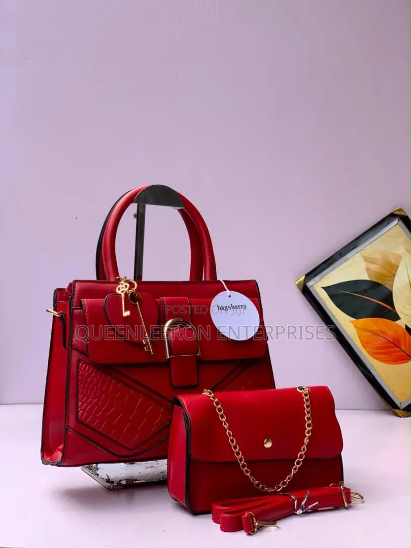 Quality Leather Bag 2 Peices