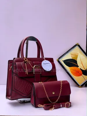 Quality Leather Bag 2 Peices