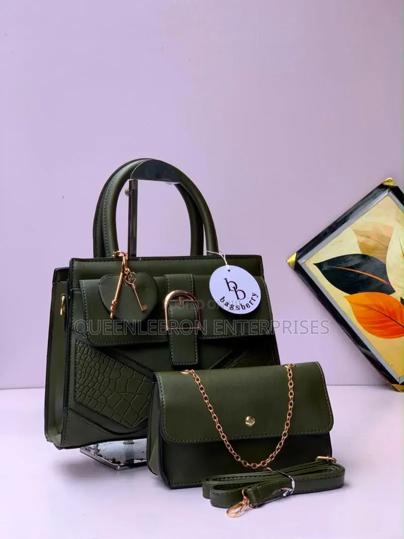 Quality Leather Bag 2 Peices