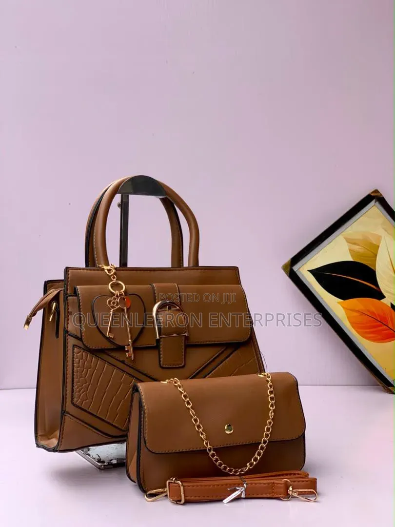 Quality Leather Bag 2 Peices