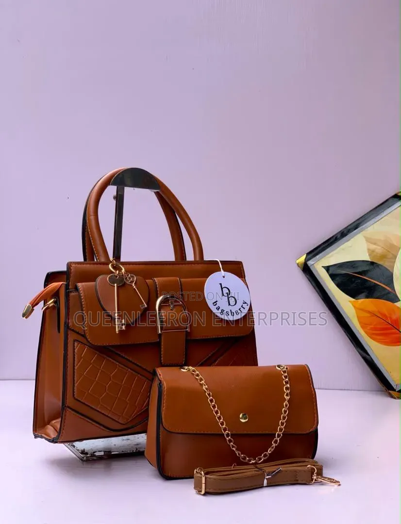 Quality Leather Bag 2 Peices