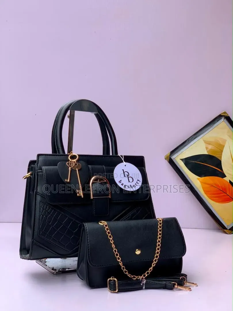 Quality Leather Bag 2 Peices