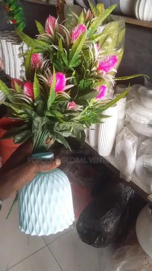 Table Flower Pot and Flower