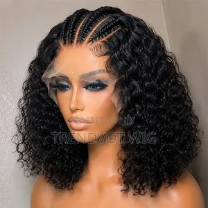 14inches Lace Bob Curly Wig