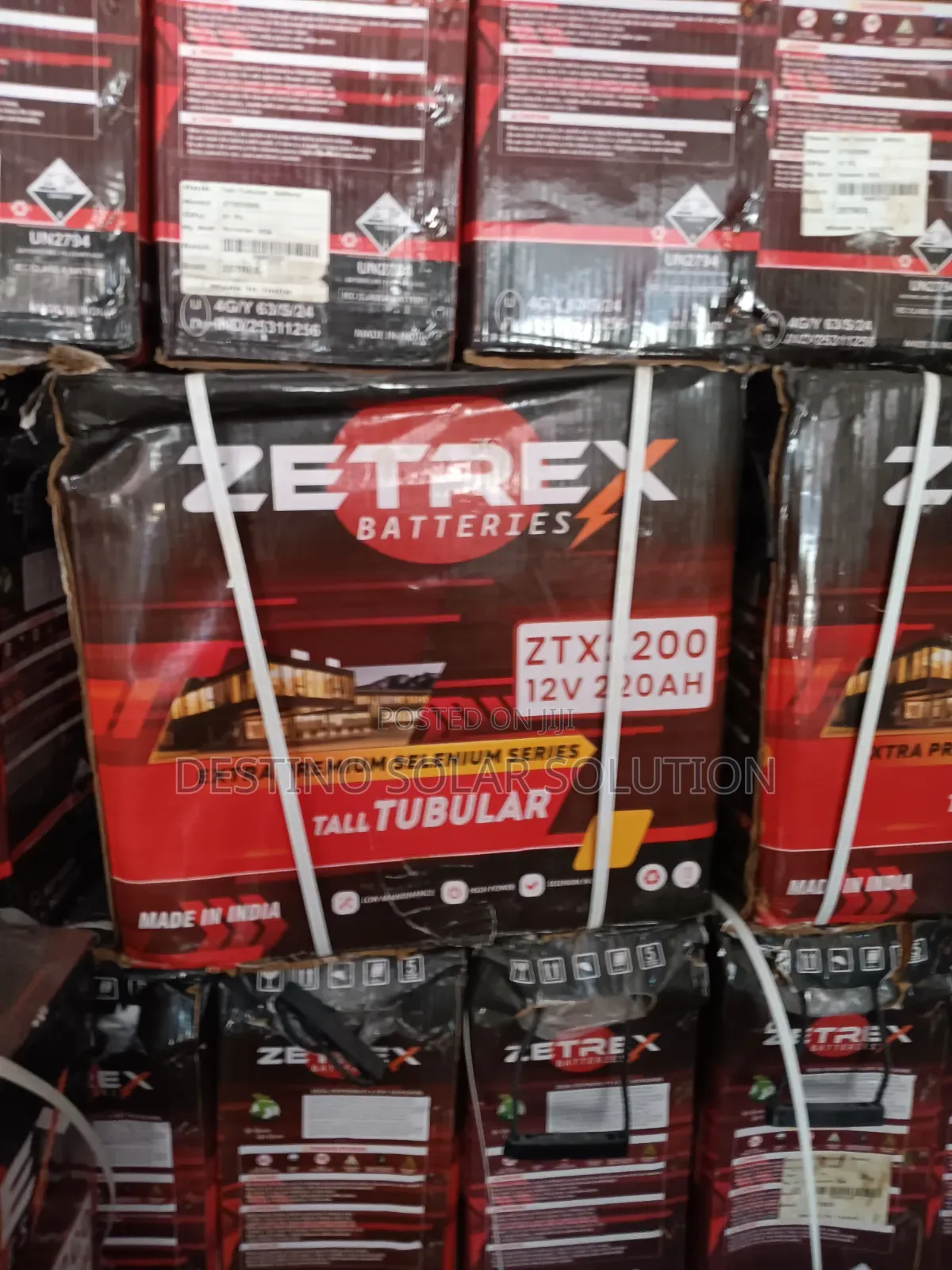 ZETREX 220Ah 12V Tubular Battery
