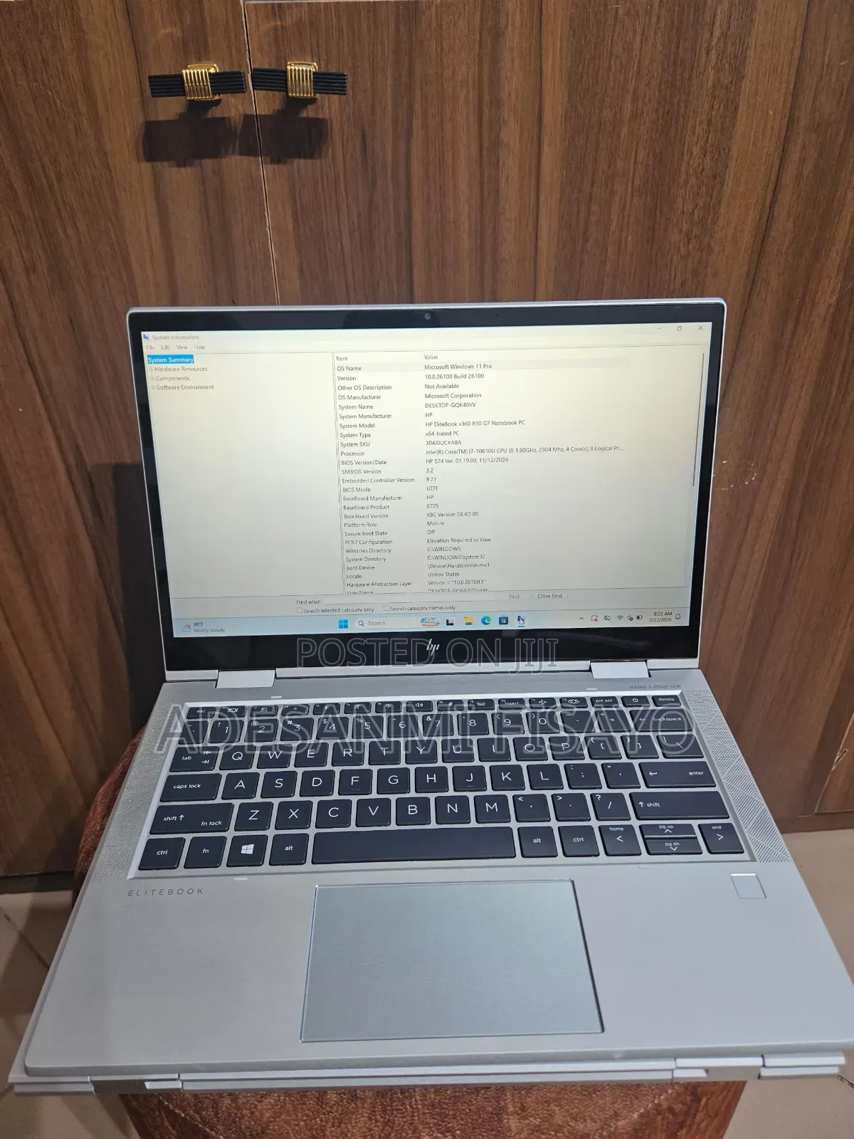 Laptop HP EliteBook 840 G5 8GB Intel Core i5 SSD 256GB