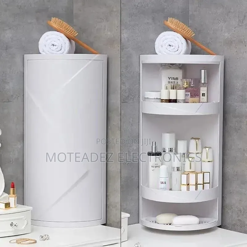 High Quality Multipurpose 360 Rotating Wall Mount Corner Storage Shelf