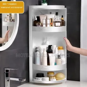 High Quality Multipurpose 360 Rotating Wall Mount Corner Storage Shelf