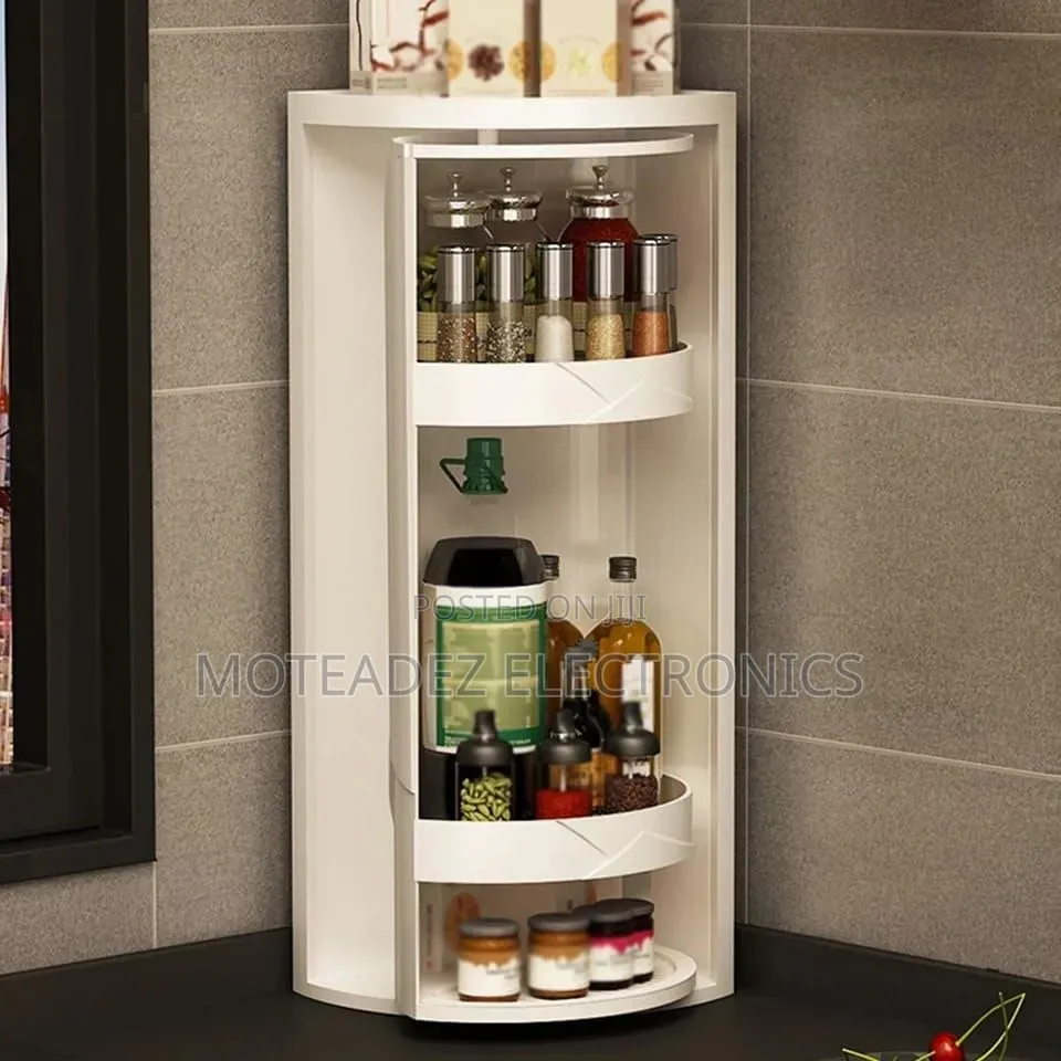 High Quality Multipurpose 360 Rotating Wall Mount Corner Storage Shelf