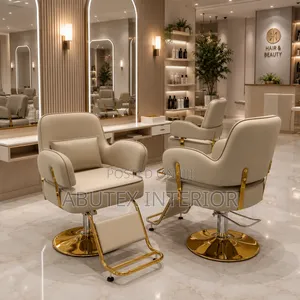 Adjustable Luxury Imported Executive Saloon Unisex Chair