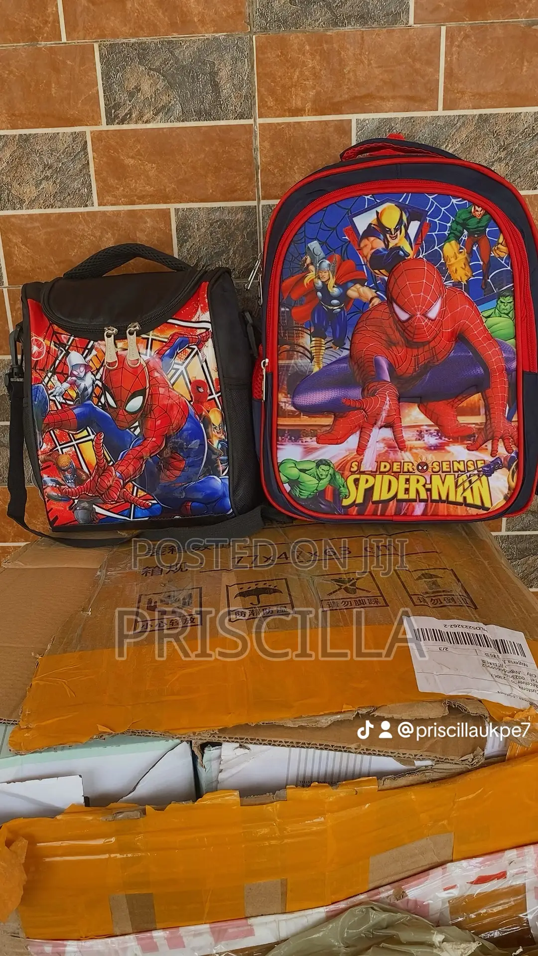 School Bag and Lunch Bag