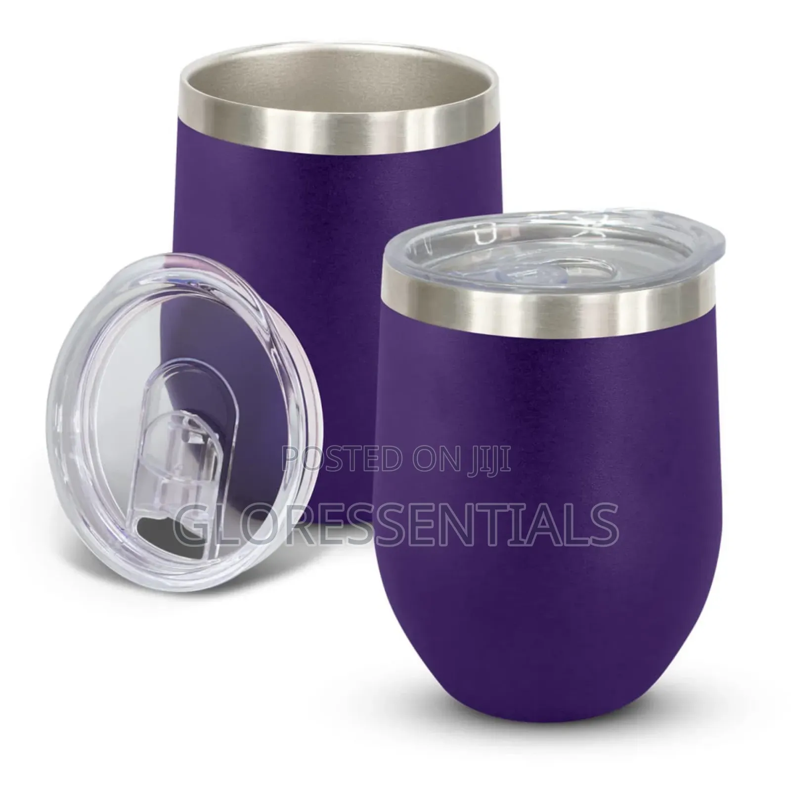 Double Wall Tumbler Egg Shaped Coffee Mug Stainless Cup Souvenir
