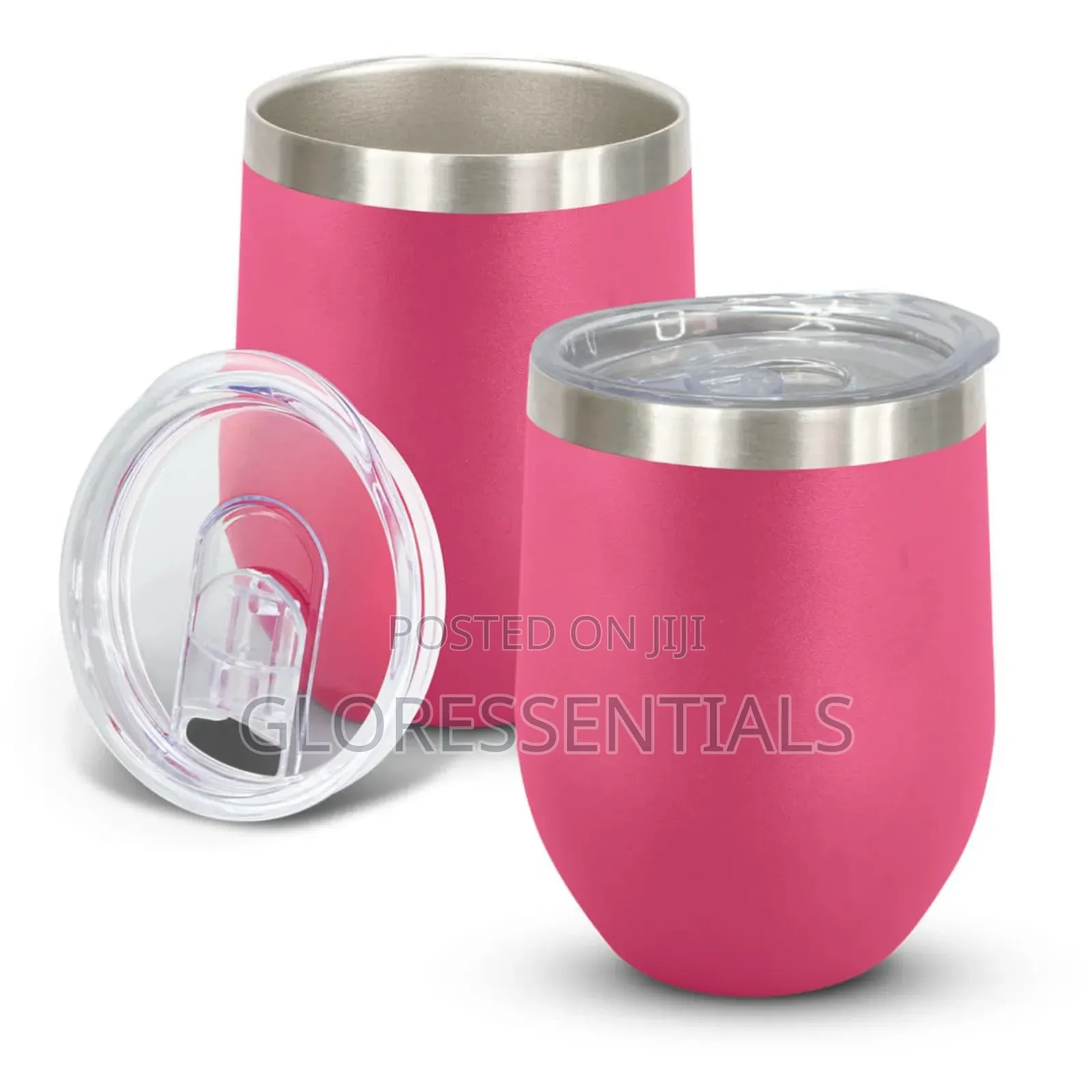 Double Wall Tumbler Egg Shaped Coffee Mug Stainless Cup Souvenir