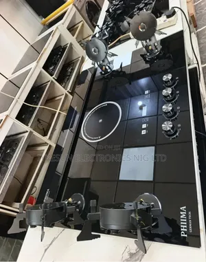 Original PHIIMA Built-in 4+1 Flips Up Gas Electric Cooker HOB Timer