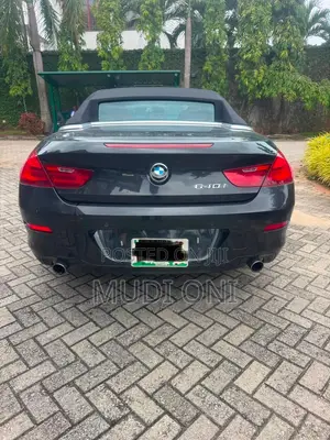 BMW 6 Series 640i xDrive Convertible 2016 Black