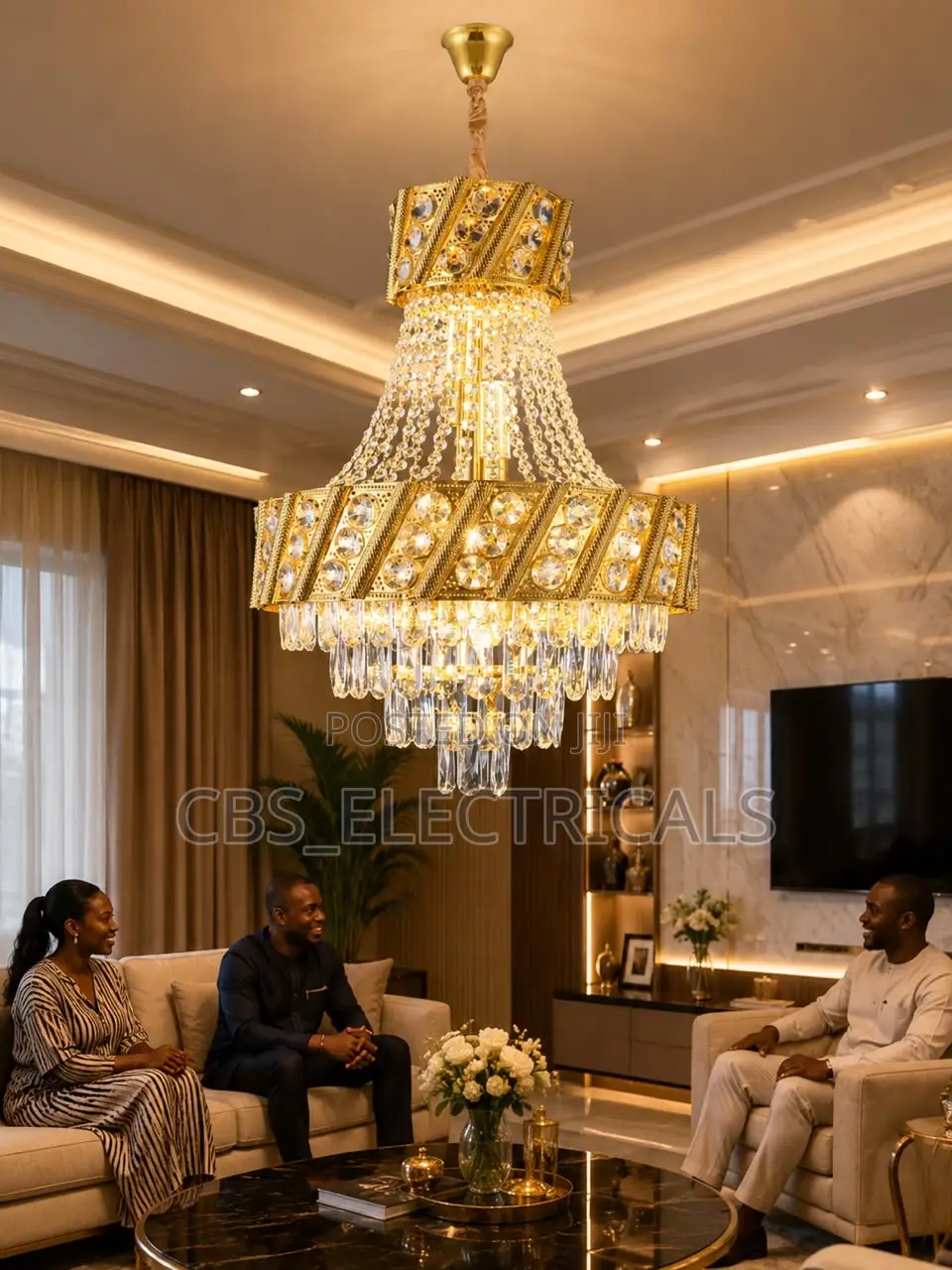Grand Multi-Tiered Crystal Chandelier(500/600mm)
