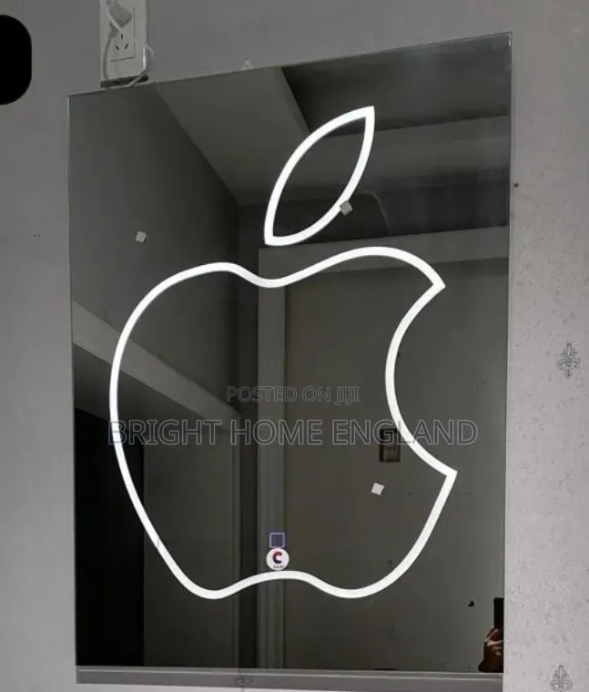 Apple Mirror With Lights