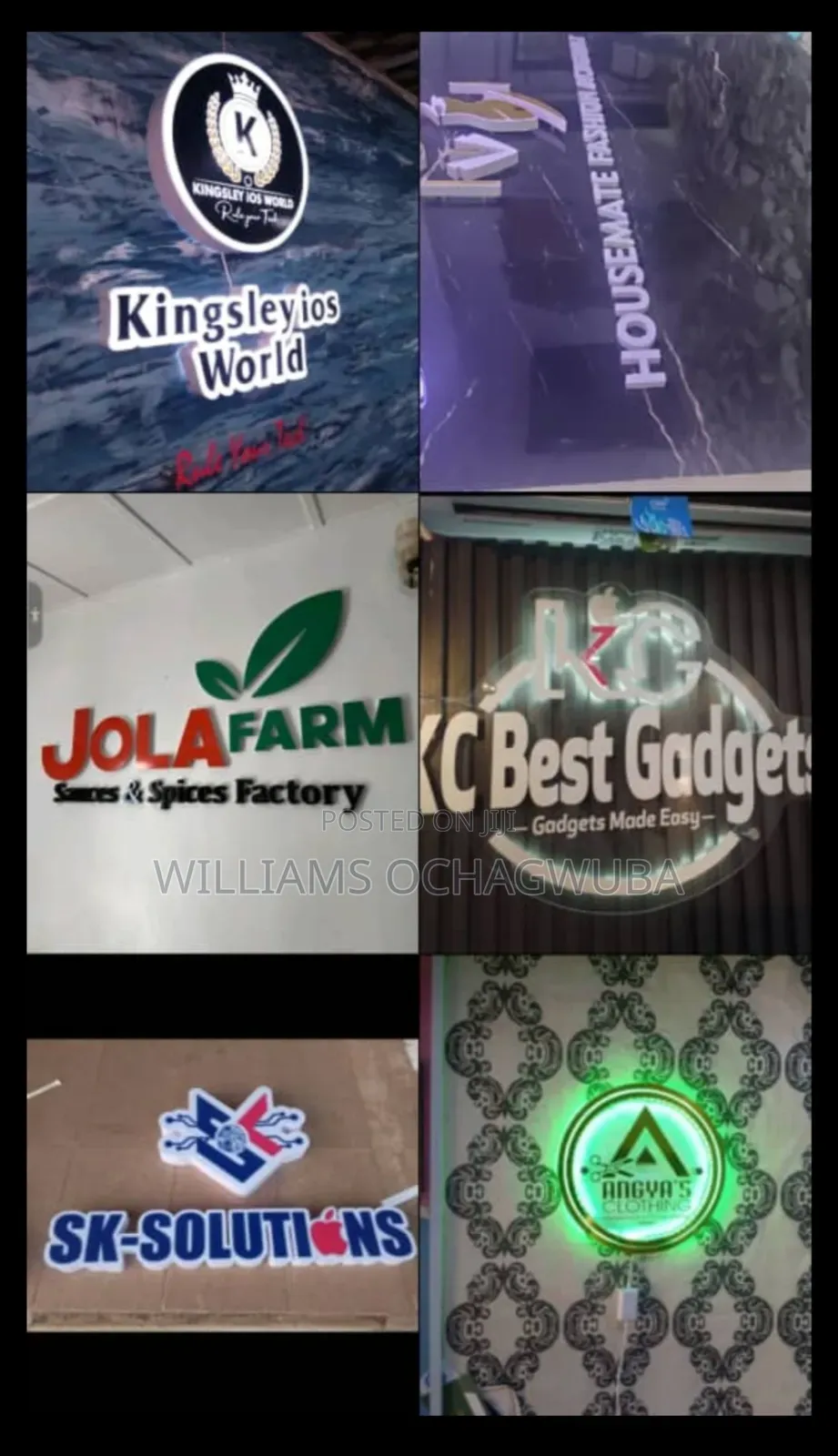 3D Signage Making ( Indoor and Outdoor)