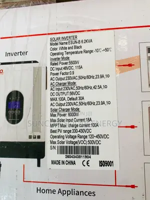 SAKO HYBRID INVERTERs 6.2kva/48v High Voltage Systems