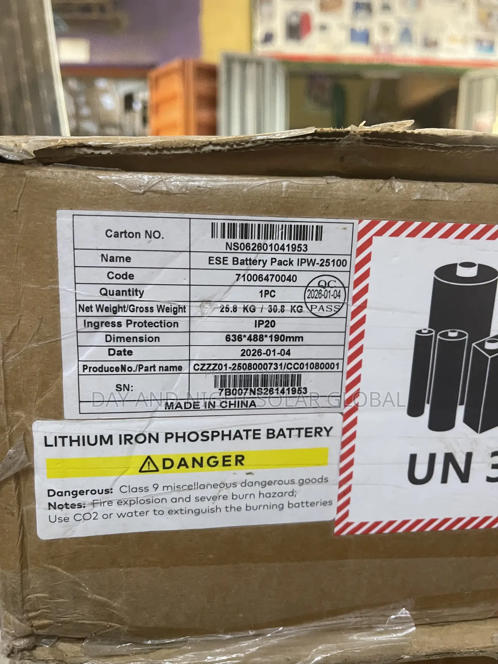 2.5kwh 24v 100Ahs Itel Ion Lithium Battery
